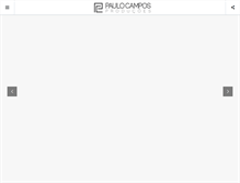 Tablet Screenshot of paulocampos.com